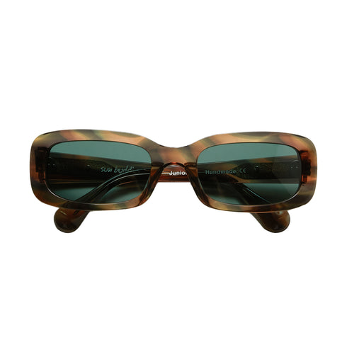 Polar Skate Co x Sun Buddies Junior Jr. Sunglasses Peach Green Degli Uberti